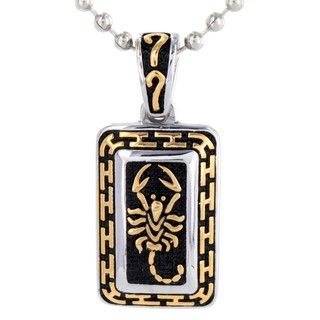Stainless Steel Scorpion Necklace West Coast Jewelry Men's Necklaces
