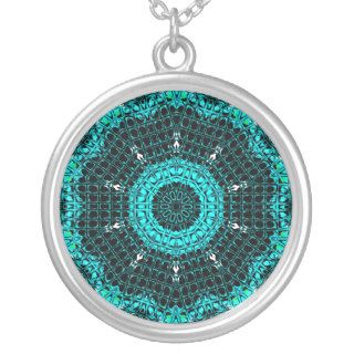 Glass Effect Mosaic Aquamarine Custom Jewelry