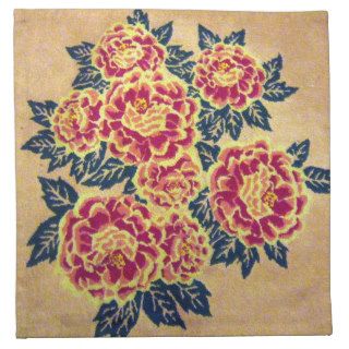 floral cloth napkin