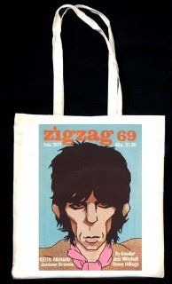 Keith Richards Zigzag Feb 1977 Tote BAG  Diaper Tote Bags  Baby