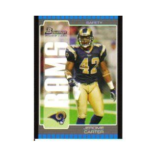 2005 Bowman #264 Jerome Carter RC Sports Collectibles