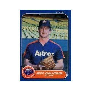 1986 Fleer #295 Jeff Calhoun Sports Collectibles
