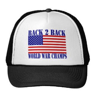 Back To Back World War Champs Hat