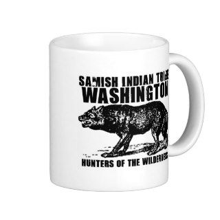 Samish Indian Tribe, Washington black Mugs