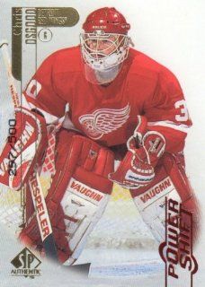 1998 99 Upper Deck SP Authentic Hockey Power Shift #30 Chris Osgood #'d 297/500 Detroit Red Wings NHL Trading Card Sports Collectibles