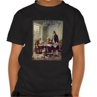 Writing of the Declaration of Independence Shirts