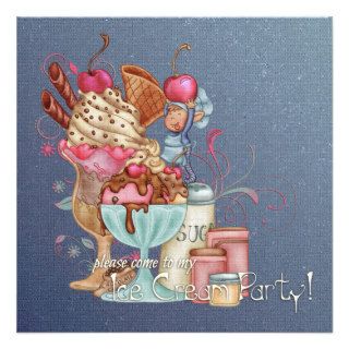 Sundae Chef Custom Invite