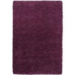 Hand woven Lucca Colorful Plush Shag New Zealand Felted Wool Rug ( 8' x 10'6 ) 7x9   10x14 Rugs