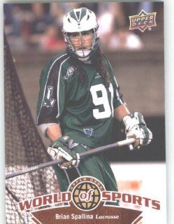 2010 Upper Deck World of Sports Trading Card # 271 Brian Spallina   Lacrosse Lizards at 's Sports Collectibles Store