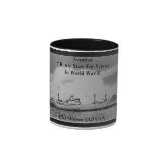 USS Wayne (APA 54) Coffee Mug