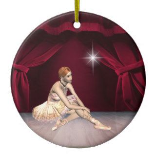 Dance Ballerina Christmas Ornaments