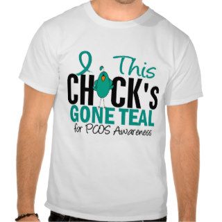 PCOS Chick Gone Teal Tee Shirt
