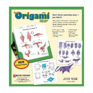 Easy Origami Fold a Day 2013 Calendar Jeff Cole 9781449419288 Books