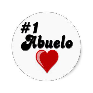 #1 Abuelo Grandparents Day Gifts Sticker