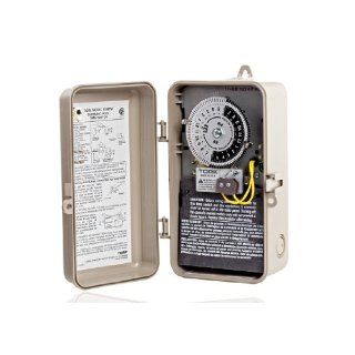 NSI Industries 1104FM N 1100 Series Same On/Off Times Each Day Swimming Pool Control Time Fireman Switch, Noryl Indoor/Outdoor NEMA 3R Enclosure, 208 277 VAC Input Supply, DPST Output Contact Electronic Component Switches