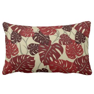 Cliff Hanger Hawaiian Lumbar Decorative Pillows