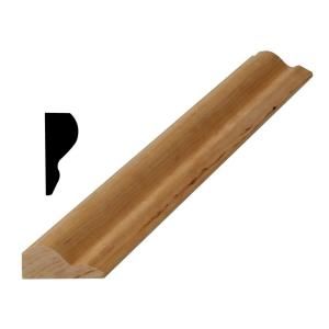 American Wood Moulding WM 163 11/16 in. x 1 3/8 in. x 96 in. Solid Cherry Base Cap Moulding 163 CHERRY8