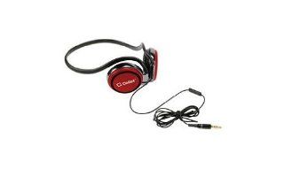 Samsung Galaxy S4 Cellet Stereo Sports Headphones With Hands Free Microphone Red 
