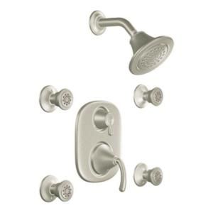 MOEN Icon Moentrol Vertical Spa Trim Kit in Brushed Nickel (Valve not included) DISCONTINUED TS283BN
