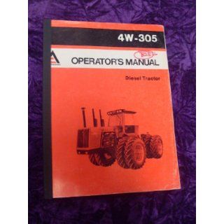 Fiat Allis 4W 305 Diesel Tractor OEM OEM Owners Manual Fiat Allis 4W 305 Books