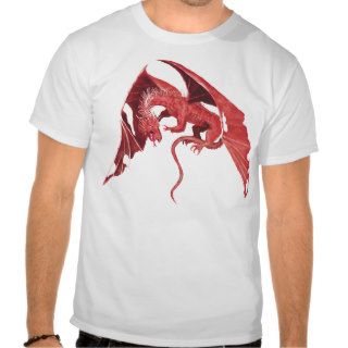 Red Flying Dragon T shirts