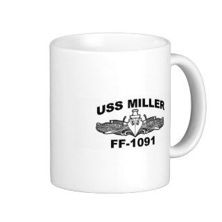 USS MILLER (FF 1091) MUGS