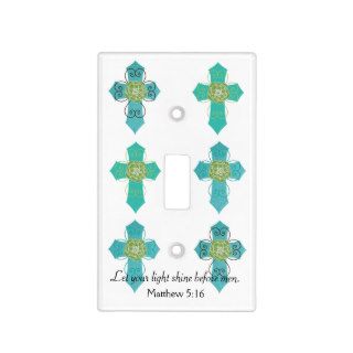 Let your light shine before men light switch cover