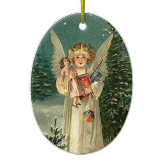 Vintage Christmas Angel Christmas Ornament