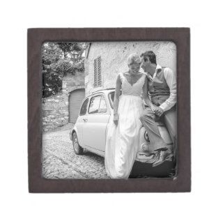 Fiat 500 Wedding theme gifts Premium Keepsake Boxes