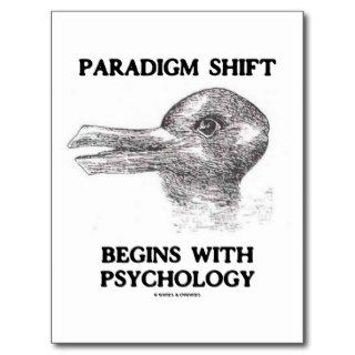 Paradigm Shift Begins With Psychology Postcards