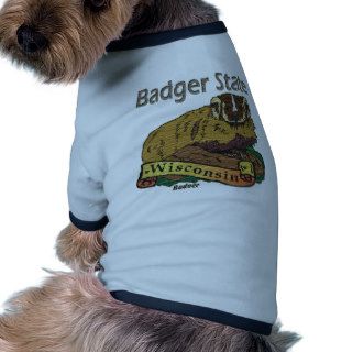Wisconsin Badger State Badger Dog Clothing