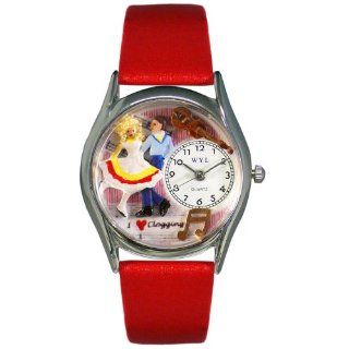 Whimsical Watches Women's S0510016 Clogging Red Leather Watch Whimsical Watches Watches