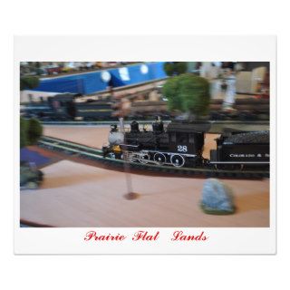 No # 1010   Small Train ,  Prairie  &  Hills Photo Art