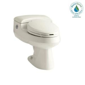 KOHLER San Raphael Comfort Height One Piece Elongated Power Lite Toilet and C3 Toilet Seat with Bidet Functionality in Biscuit K 3607 96