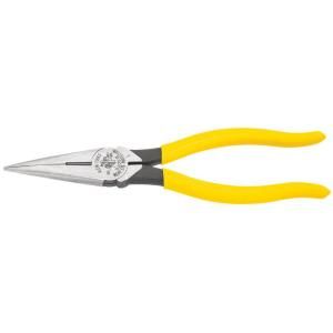 Klein Tools 8 in. Side Cutting Long Nose Pliers D203 8