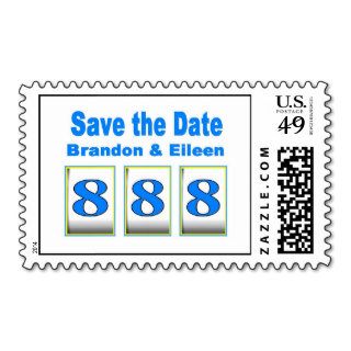 Save the Date Brandon & Eileen 888 Postage