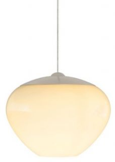 Cylia 1 Light Pendant Shade Color Opal, Shade Color / Finish / Mounting Satin Nickel / Monorail Track Head    
