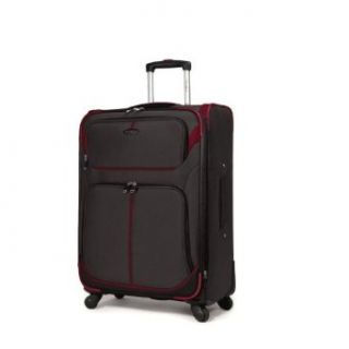 Samsonite Luggage Aspire GRT Spinner 29 Suitcase, Charcoal/Red, One Size Clothing