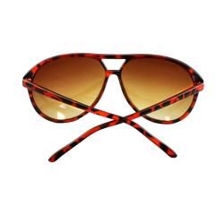 Women's Shield Brown Leopard Sunglasses Fashion Sunglasses