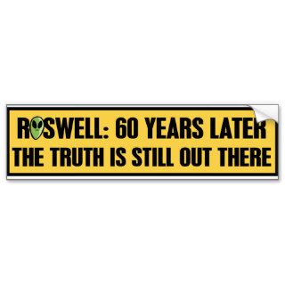 ROSWELL 60 YRS LATER BUMPER STICKERS