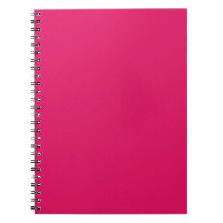 Ruby Contemporary Single Color Spiral Note Books