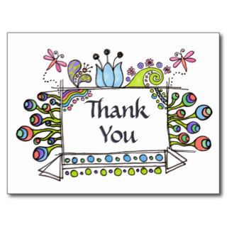 Any Occasion Thank You Appreciation Note Card Post Card