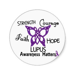 Lupus Celtic Butterfly 3 Sticker