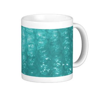 Light Blue Bubble Wrap Effect Mug