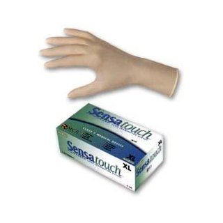 SensaTouch Medical Grade Powdered Disposable Latex Gloves   Large Clothing