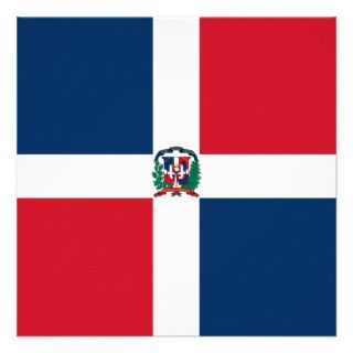 Dominican Republic Flag Invitation