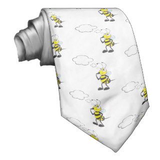 Thinking Bee with Thought Bubble Tie