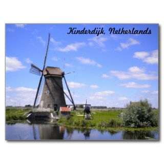Kinderdijk Holland photo Post Card