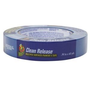 Duck 0.94 in. x 60 yds. Blue Clean Release Masking Tape, (24 Pack) 240193