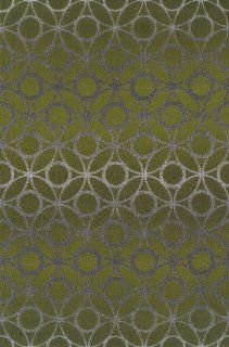 Dalyn Tempo Area Rug TP117LZ Lime Zest Circles Rings 5' 3" x 7' 7" Rectangle   Machine Made Rugs